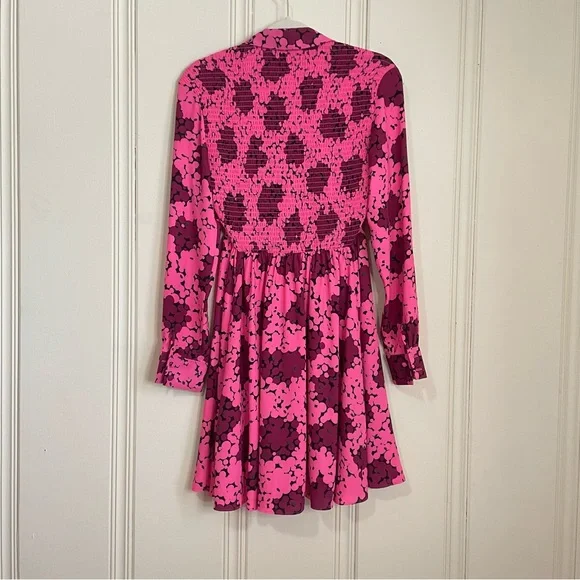 Kate Spade pink circle long sleeve dress - Picture 2 of 3